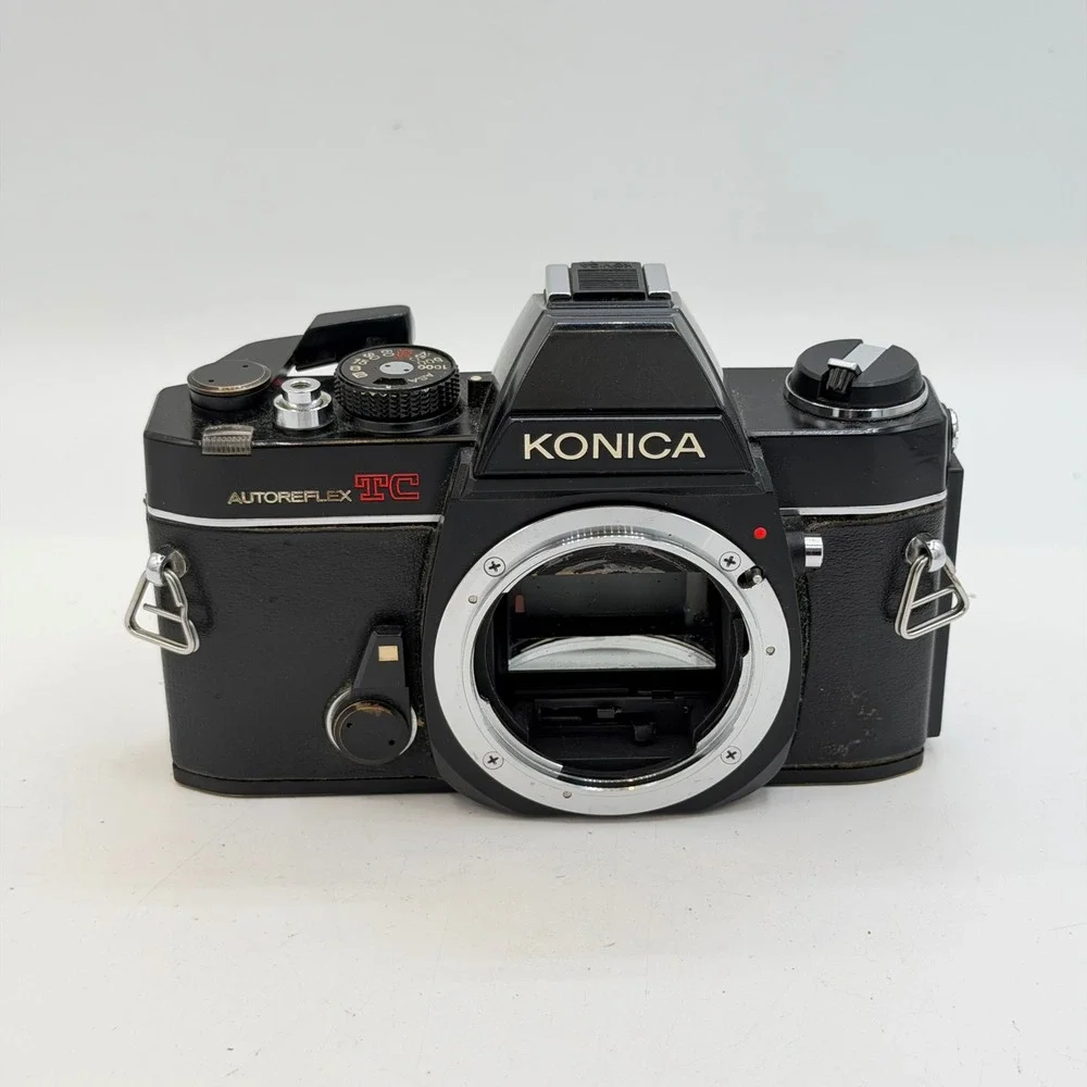 Konica SLR Camera Body Lot Autoreflex T3 FT-1 Motor TC 35mm Film Parts Repair